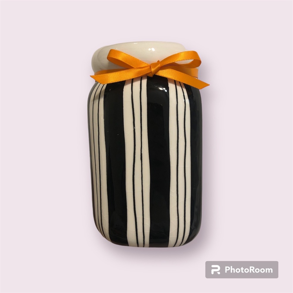 Halloween theme Debi Lilly Halloween Stripe Mason Jar